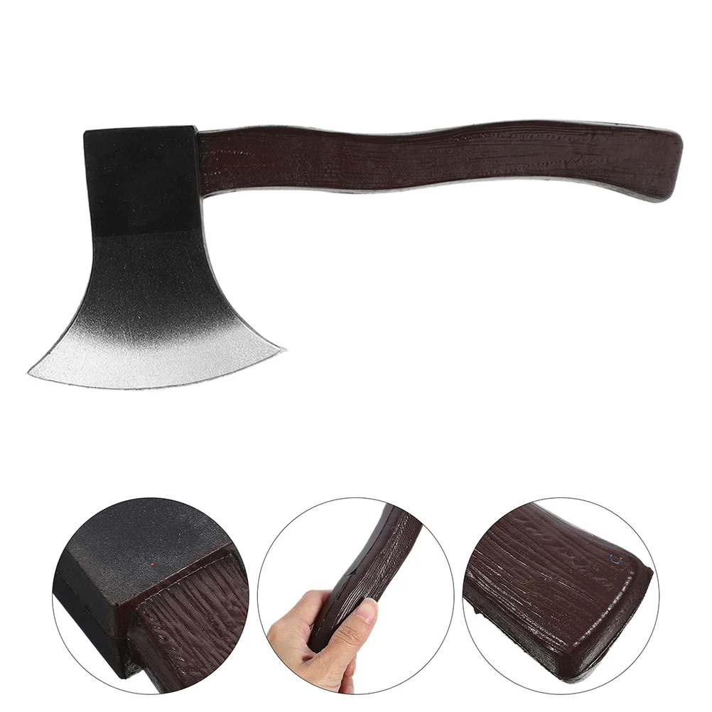 Axe Toy Fake Hatchet Realistic Axe Props Viking Costume for Children Kids Halloween Costume Themed Party Supplies Photo Shoots