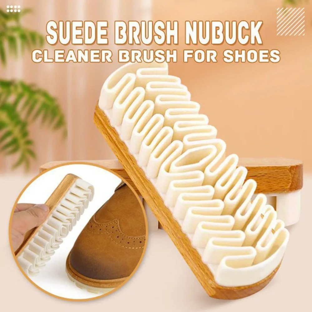 Suede Cleaning Scrubber Brush Leather Clothes Wooden Care Cleaning Brush Nubuck Material Plastic Scrubber Cleaner