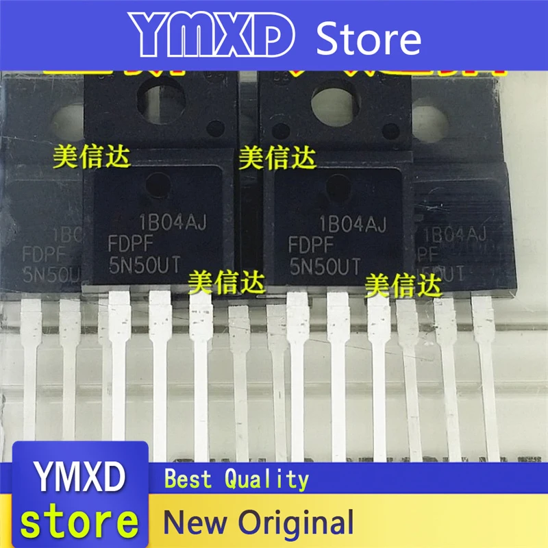 10pcs/lot New Original FDPF5N50UT 5A500V field-effect Tube TO-220F In Stock