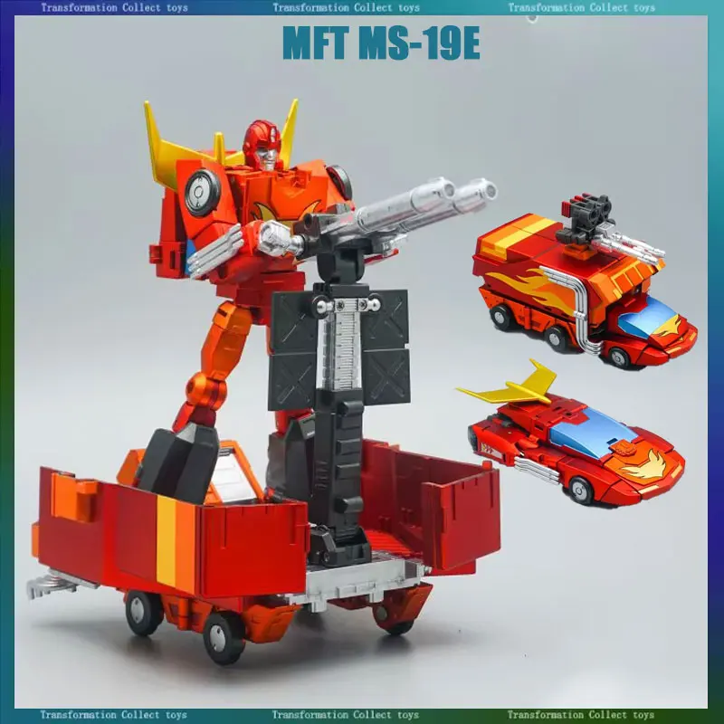 변환 MFT MS-19E MS19E Rodimus 프라임 메탈릭 페인트 플레이트 소규모 액션 피규어 모델 컬렉션 장난감 선물 재고 있음