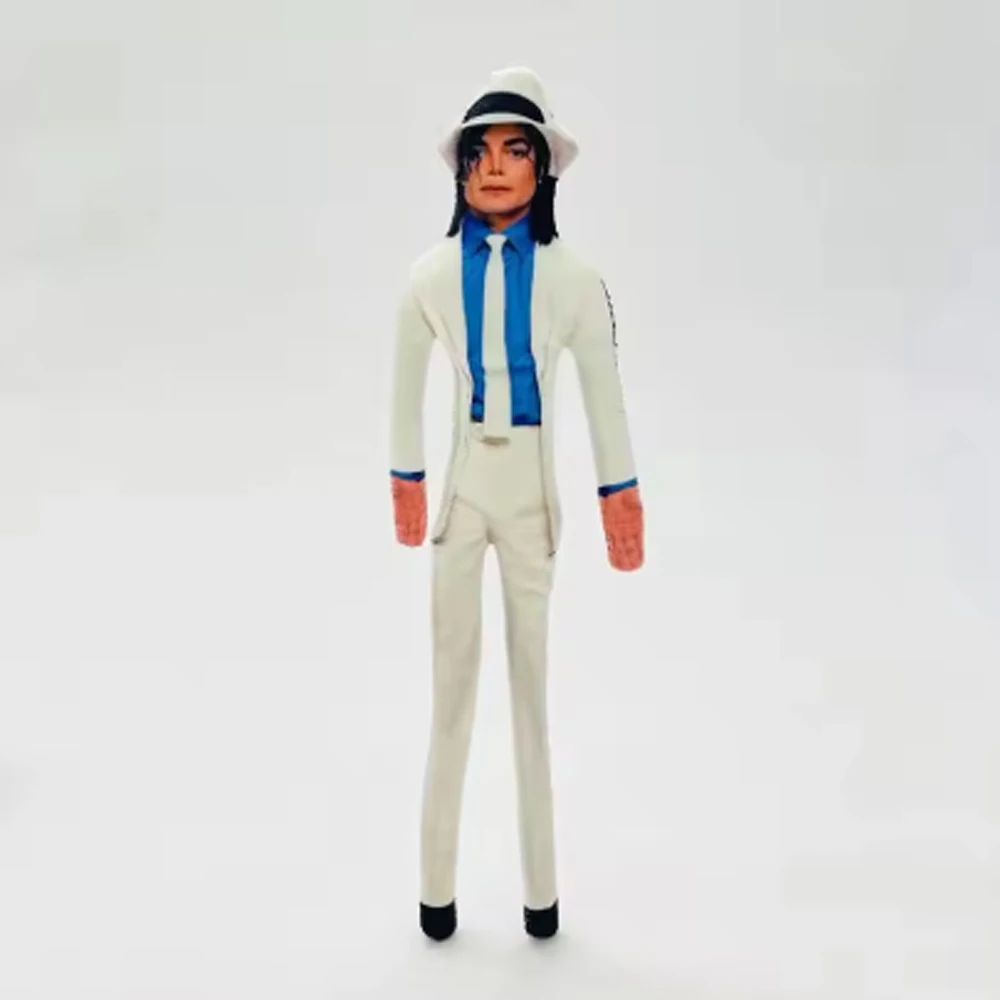 Anime Michael Jackson Cosplay Prop Doll Plush Stuffed Figure Dolls Room Decoration Abstract Joint Mobility Props Gift