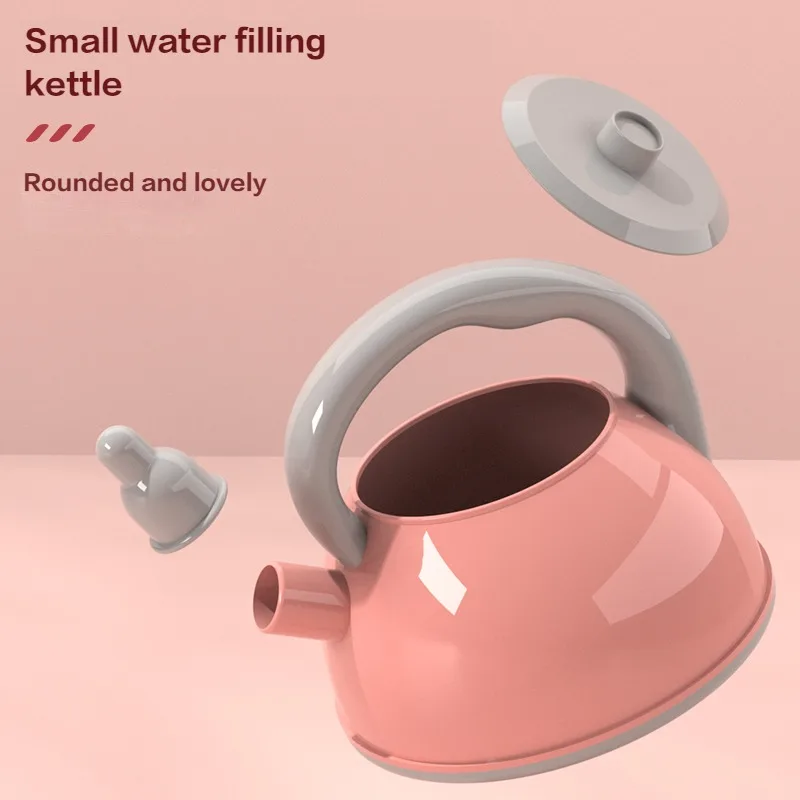 Spielküchenspielzeugset für Kinder, Mini-Küchengeschirr zum Kochen von Mädchen, Baby-Simulation, Schneiden von Früchten