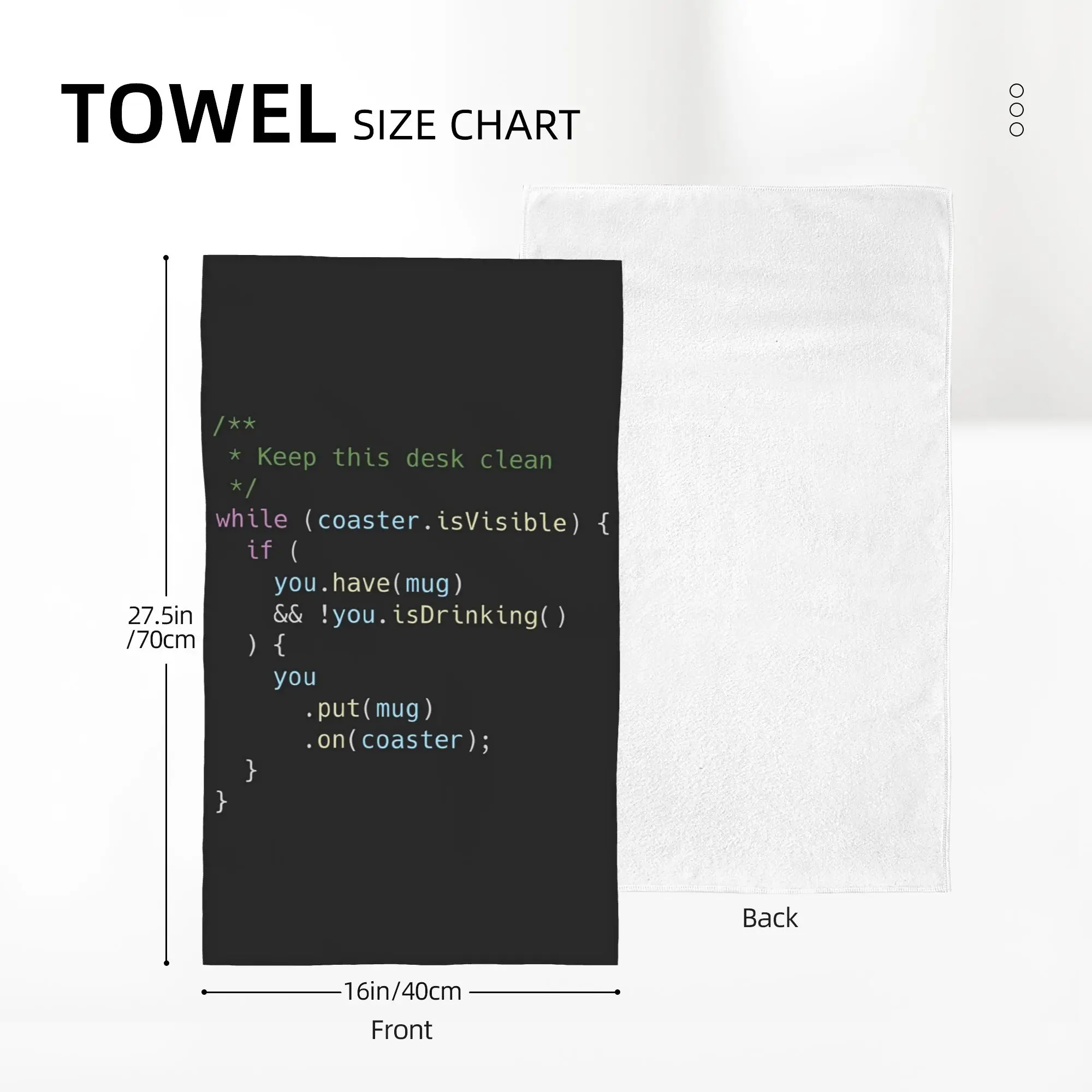 Custom The Perfect Coaster for Programm Soft Face Towel Quick Dry Pool Bath Cotton Towels Absorbent Quick
