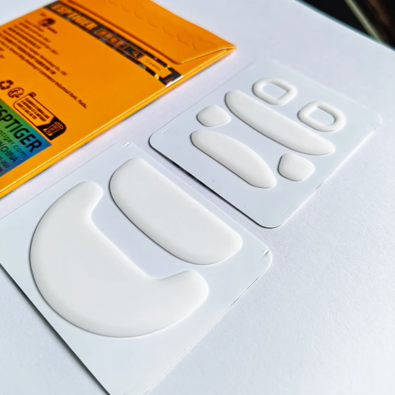 1 Pack Esports Tiger ICE V2 Mouse Skates Mouse Feet for ENDGAME GEAR OP1WE White Glides Curve Edge