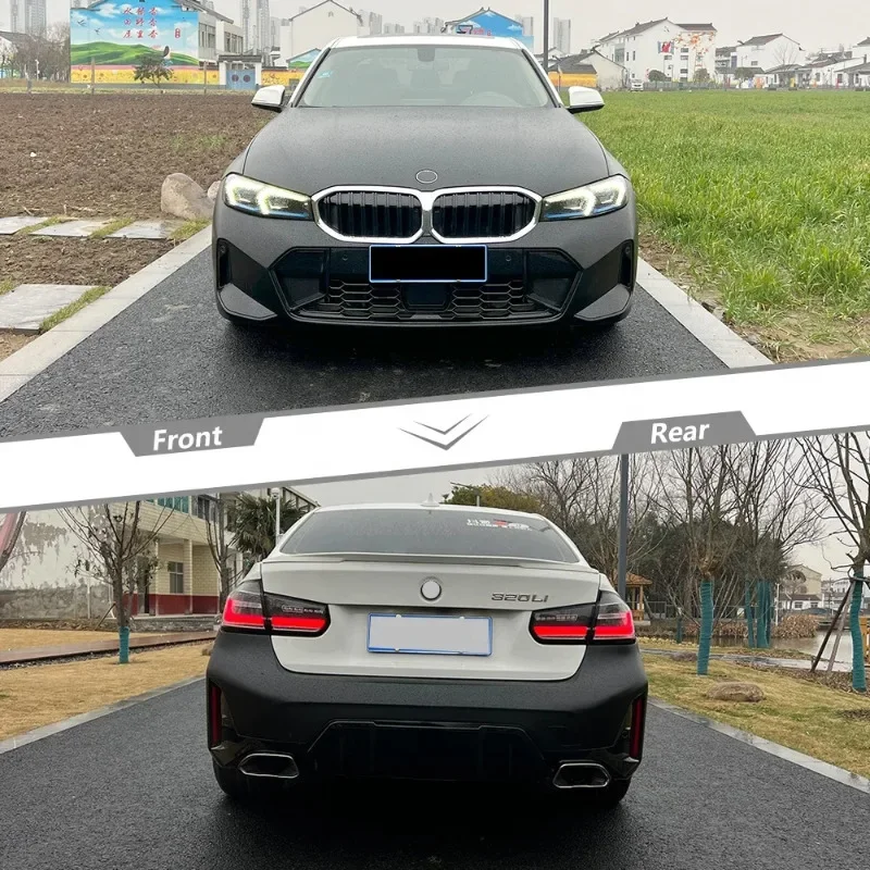 3 Series F30  F35 Upgrade to G20 LCI 2023 Style Body kit Headlight Fender Hood Car Bumpers Kit