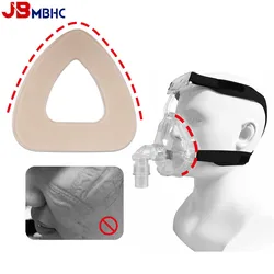 Universal Nasal Pads for CPAP Mask Clear Silicone Comfortable Reusable Mask Cushions for Sleep Apnea Therapy Avoiding Air Leaks