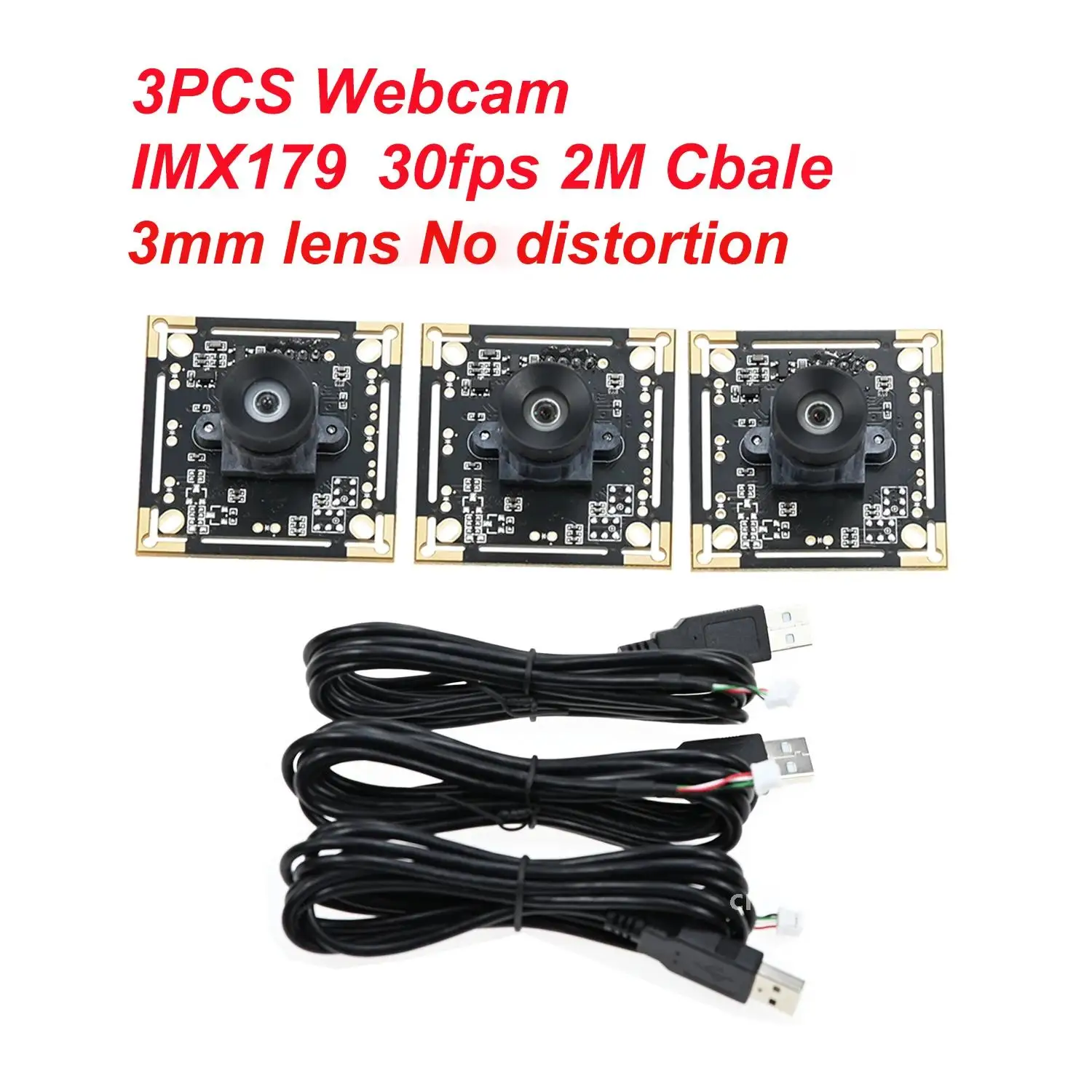 GXIVISION USB Camera Module IMX179 /OV2735/ OV9732 100 Degree 30fps 2M Cbale No Distortion,Compatible For Autodarts.io Scoring