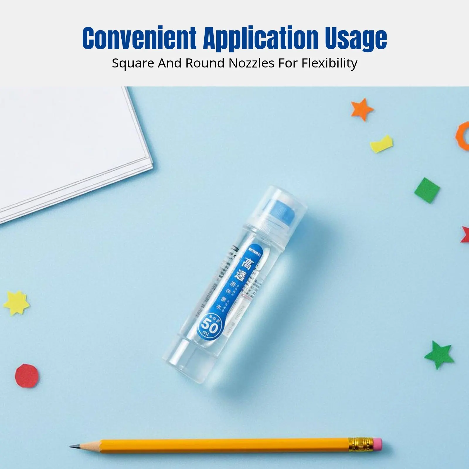 Liquid Glue, High Transparency, Strong Adhesion, Office & Handcraft Use, Secure Application, Student Stationery