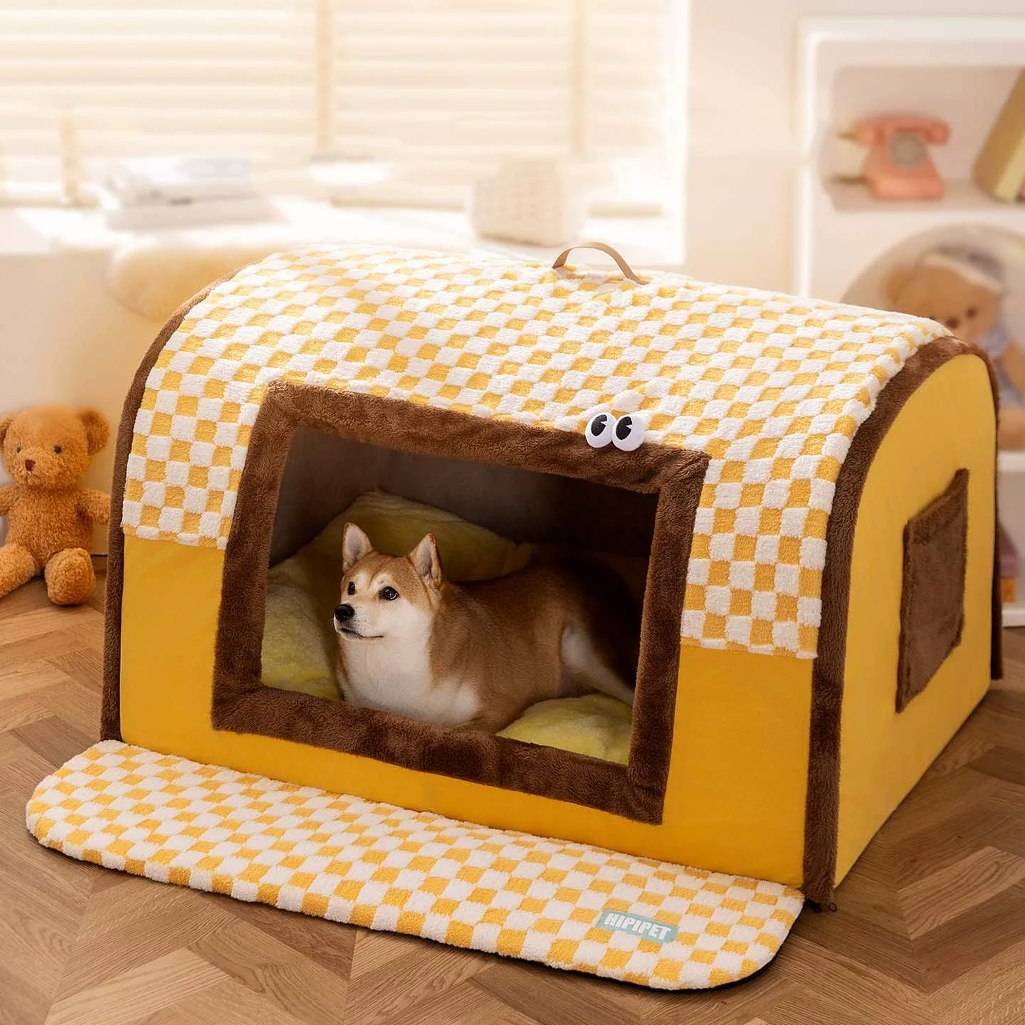 Cama cálida para mascotas, ropa de cama de invierno para perros, sofá de Navidad y Halloween, cestas para cachorros pequeños, medianos y grandes, camas para gatos, accesorios para mascotas