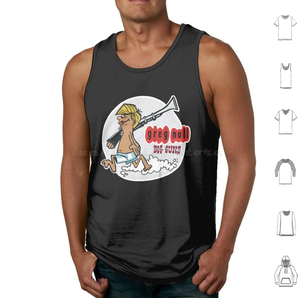 Greg Noll Big Guns Surfing Tank Tops Print Cotton Vintage Surf Surfing Cartoon Surfer Murphy Rick Retro Sixties