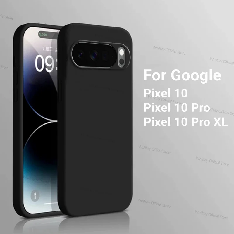 

Чехол для Google Pixel 10 Pro Google Pixel 10 Pixel 10 Pro XL, противоударный чехол из ТПУ, жидкий силиконовый защитный чехол для телефона