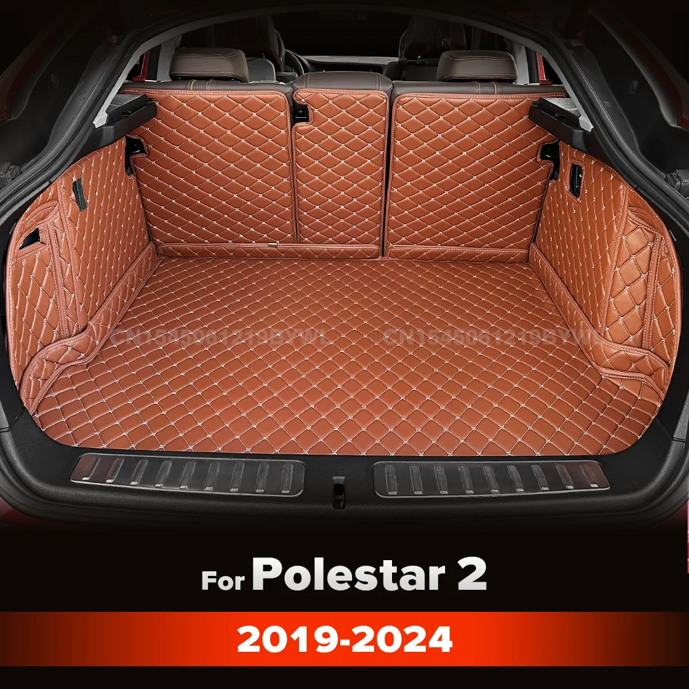 For Polestar 2 2019-2024 23 22 21 20 Auto Full Coverage Trunk Mat Car Protective Pad Cargo Liner Interior Accessories