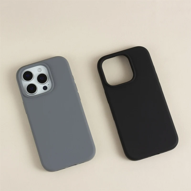 Original Active Touch Camera Button Phone Case for iphone 16 pro max Pro Plus Solid Color Liquid Silicone Skin Feel soft Cover