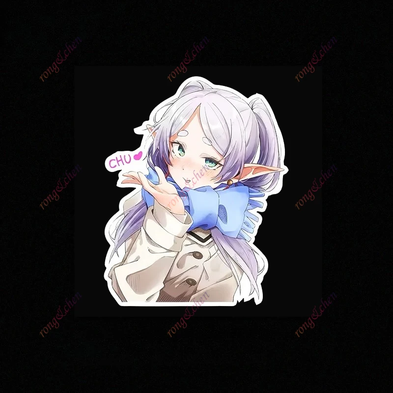 

Anime Car Sticker Funeral Lily for Car Motorcycle Racing Helmet Laptop Trunk Body Car Window Surfboard Waterproof PVC Decals