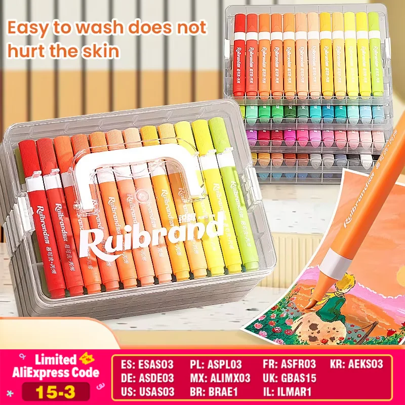 

12/24/48/60/84 Color Acrylic Brush Markers Set with Portable Case Liquid Ink Art Acrylic Paint Markers Set for Art and DIY Craft