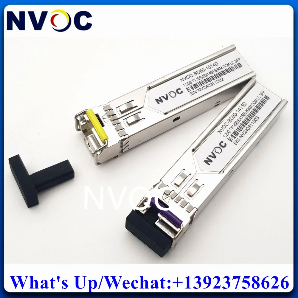 Imagem -05 - Único Transceptor de Fibra Singlemode para o Interruptor 1.25g Sfp 80km Bidi 1490nm 1550nm Wdm 1g 80km Sfp lc Módulo para o Interruptor