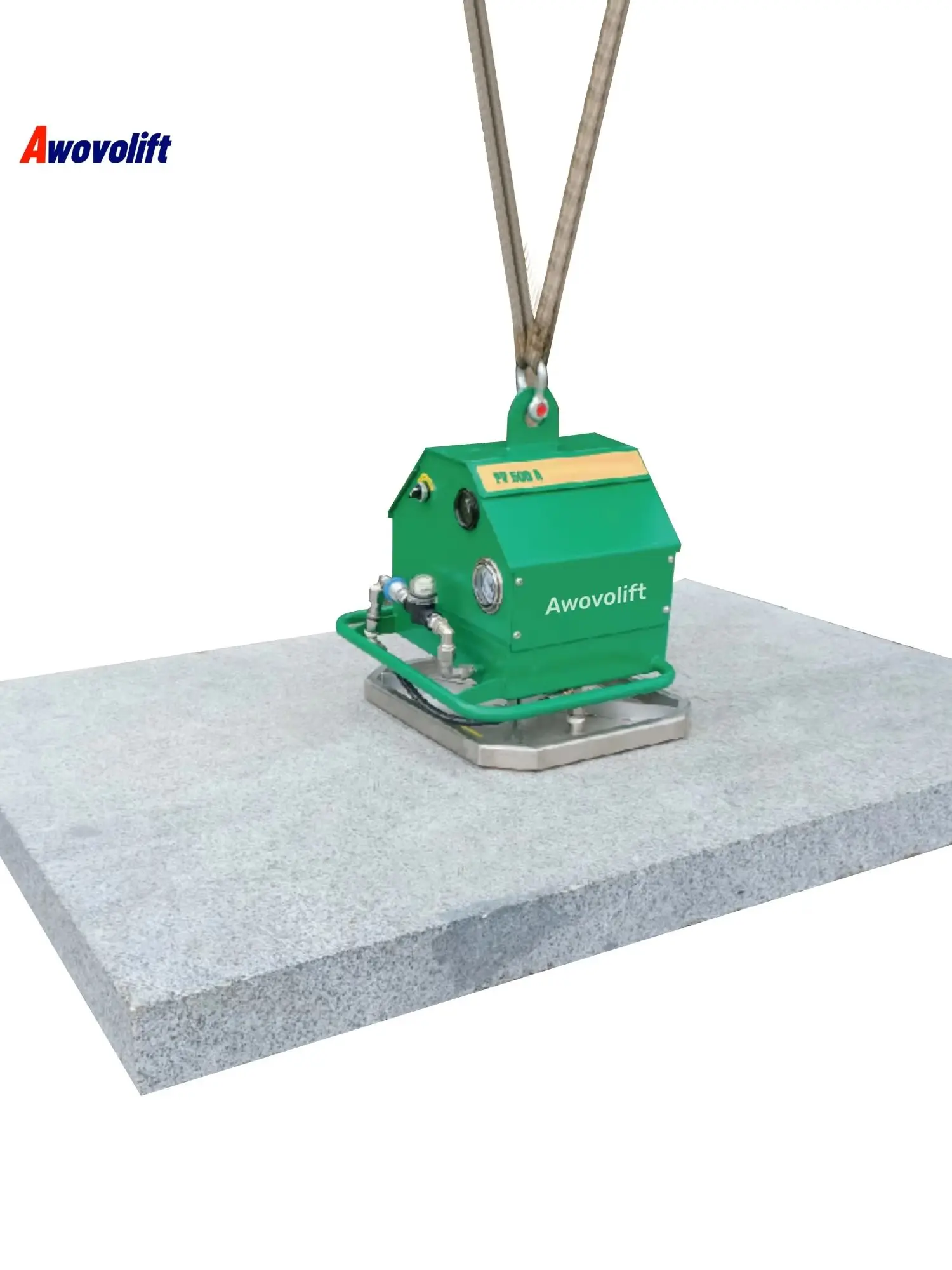 Awovolift Protable Manual Stone Handling Vacuum Lifter For Carry Stone Panle Concrete Elements 500kg Lifting