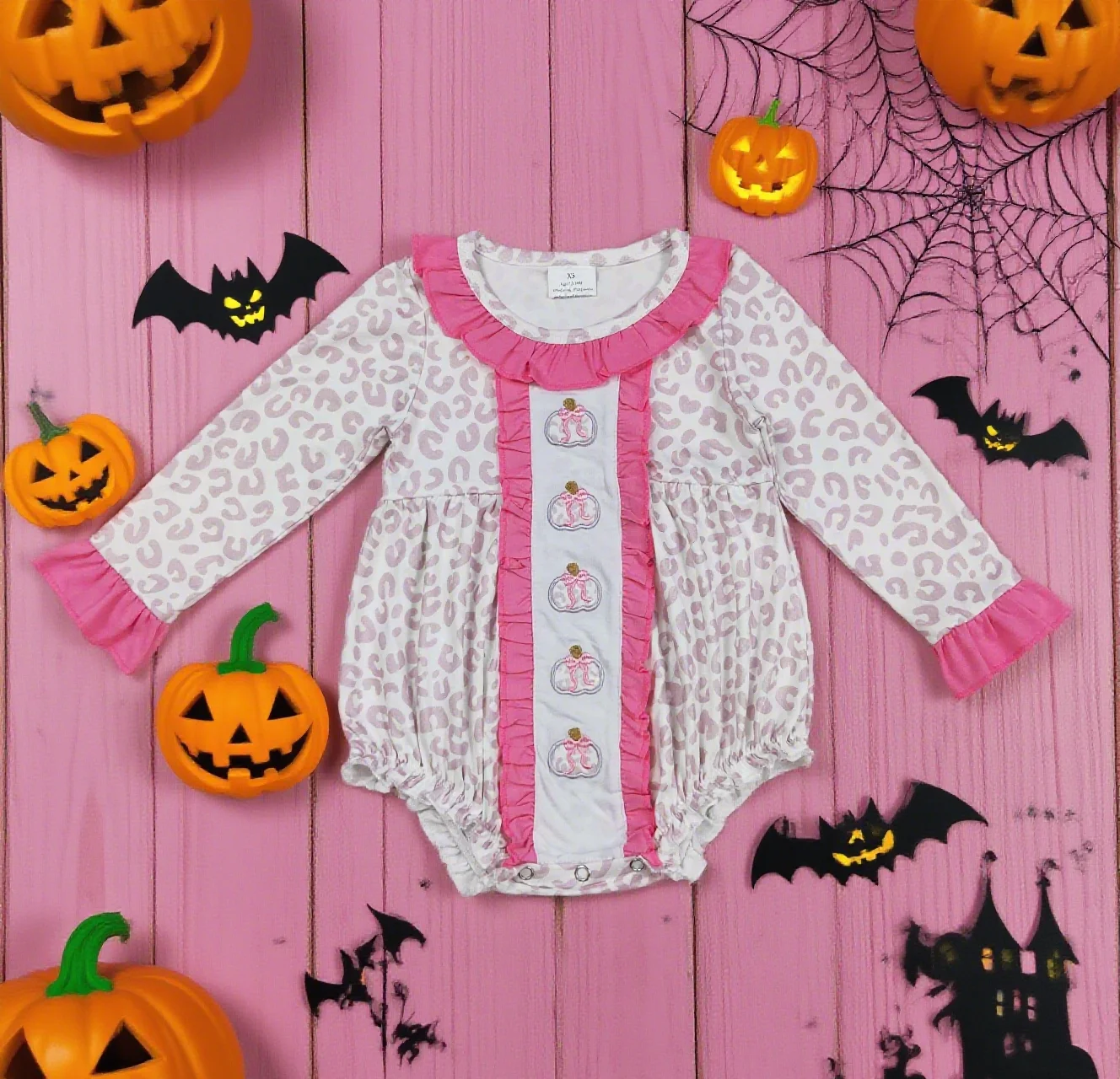 

Z826- 03 LR2220 Baby Girls Bubbles Infant Jumpsuit Kids One-piece Newborn Romper Toddler Christmas Clothes