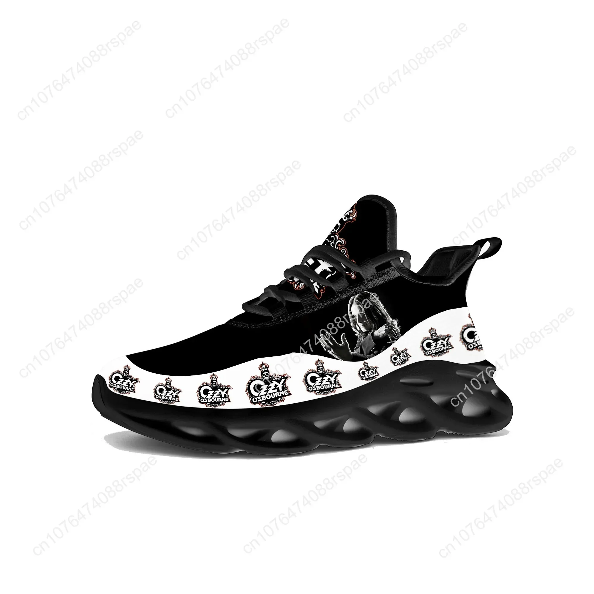 Ozzy Osbourne Metal Rock Singer Flats Sneakers Mens Womens Sports Running Shoe Sneaker Lace Up Mesh Footwear Tailor-made Shoe