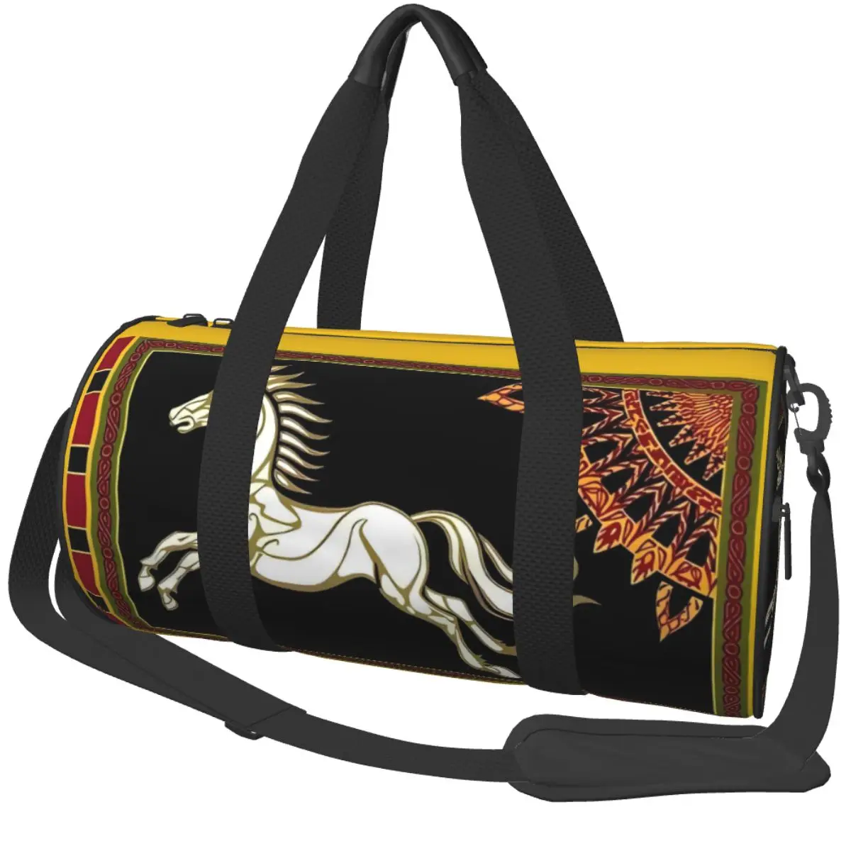 L-Lords Of The R-Rings Horse Sport Bags Large Gym Bag Weekend Male Female Pattern Handbag Training Cute Fitness Bag