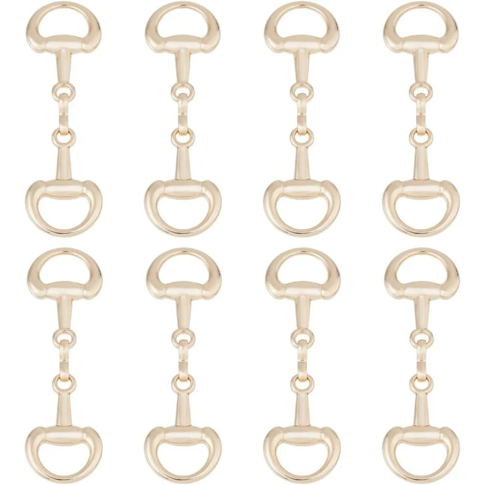 8 Pc Light Gold Dou…