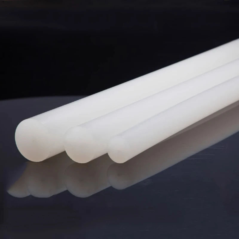 500mm Translucent White polypropylene rod PP stick Plastic bar Diameter 8mm-50mm Food grade safety and environmental protection