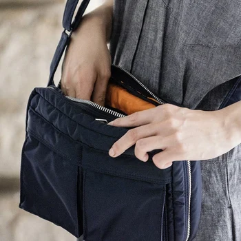 남성용 정품 가죽 크로스바디 백, 세로 트렌디 다기능 숄더백, 서류 가방, 캐주얼 여행 메신저 백, 신제품