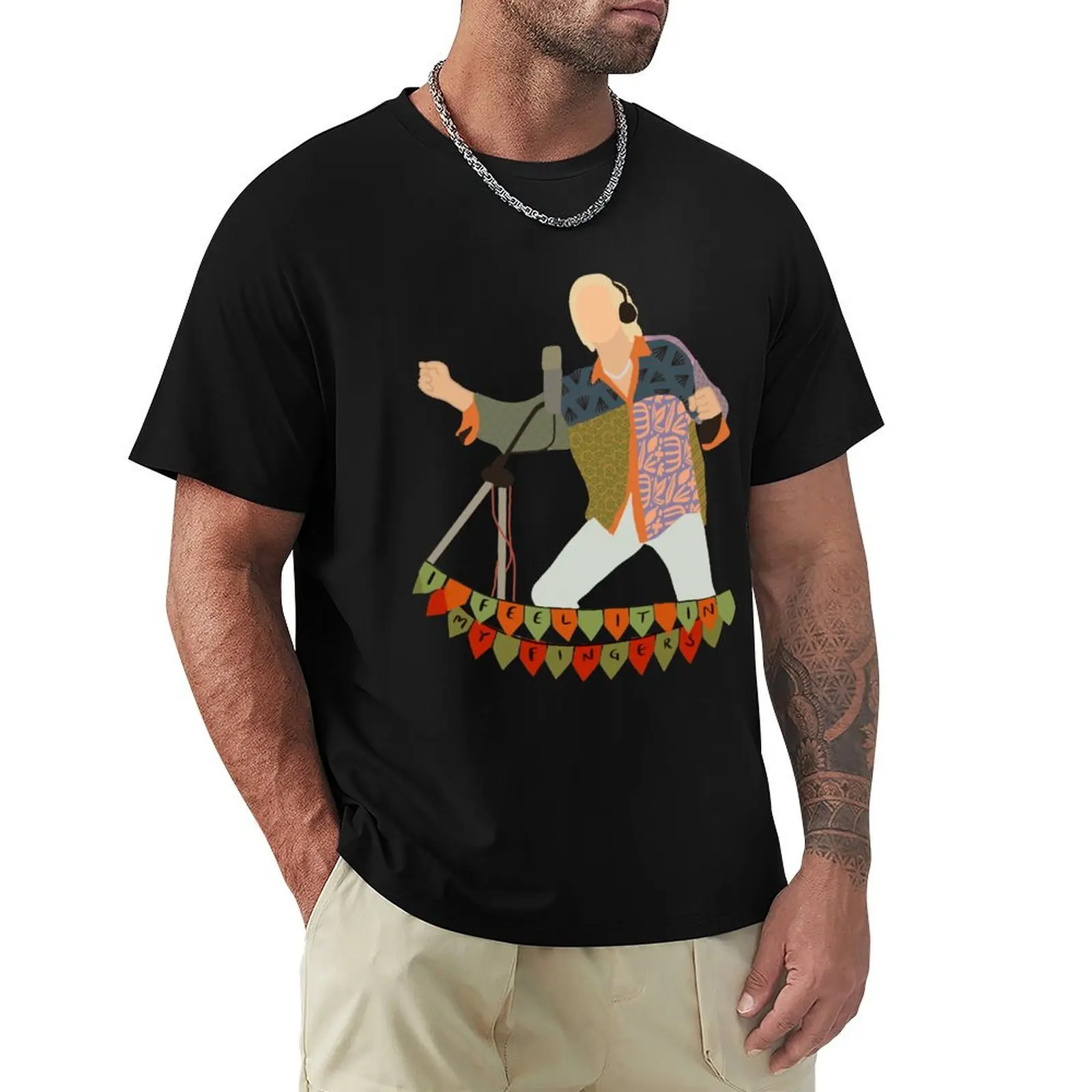 

Billy Mack - I feel it in my fingers Christmas song T-Shirt luxury designer designer shirts anime shirts men