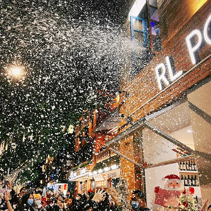 

4000W Snow Machine Simulation Stage Snowflake Machine Snow Spray Machine Mall Snow Making Machine Artificial Snowfall Machine