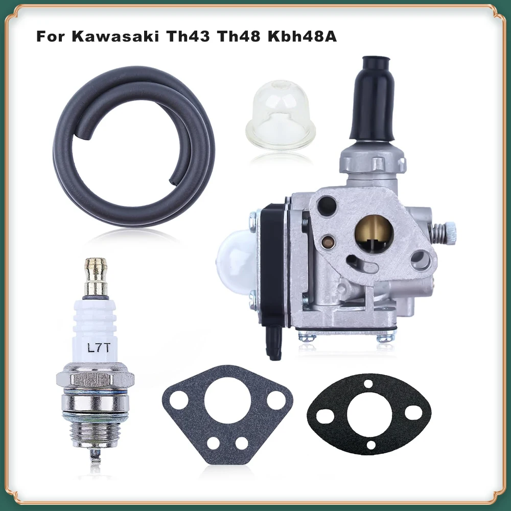 

Carburetor 15003-2547 Replacement for Kawasaki TH43, TH48, KBH48A Trimmer / Brush Cutter Lawn Mower