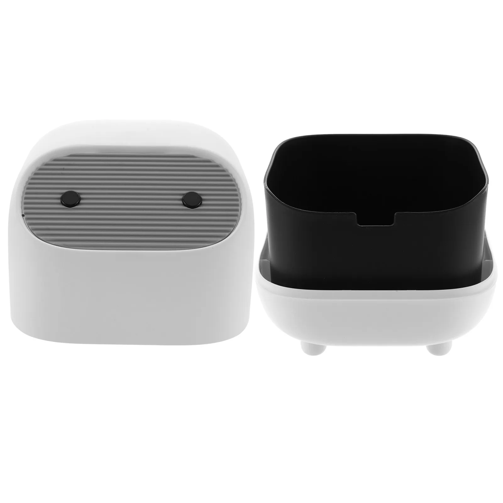 

Pressing Trash Bin Small Size Smooth Safe Easy Clean Reusable Sturdy Design for Bedroom Living Room Desktop Bathroom Kitchen