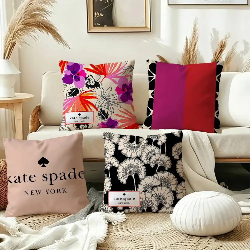 K-Kate Classic S-Spade Flower Cushion Cover Inches Farmhouse Decor Home Throw Pillow Covers for Couch Decorations