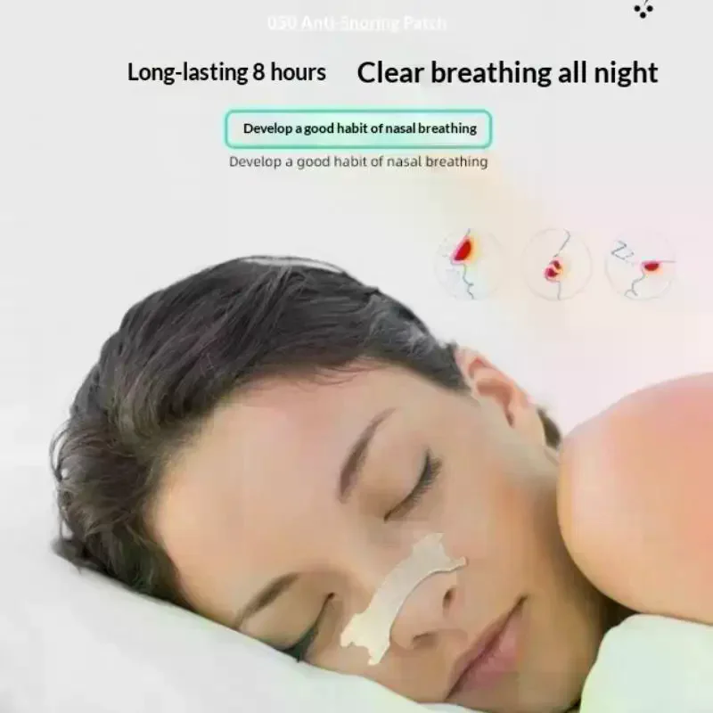 Anti Snore Nasal Strips Effective Nasal Passage Expansion Gentle Adhesive Improve Night Sleep Breathing Snoring Relief 12/30Pcs