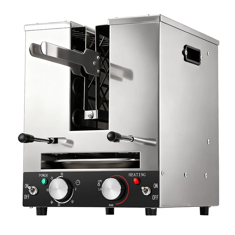 

3D Heating Electric Grill Steak Oven, 800mm Stainless Steel Easy Clean 1800W 90-Minute Timer Dual-Sided Heating Dual Voltage