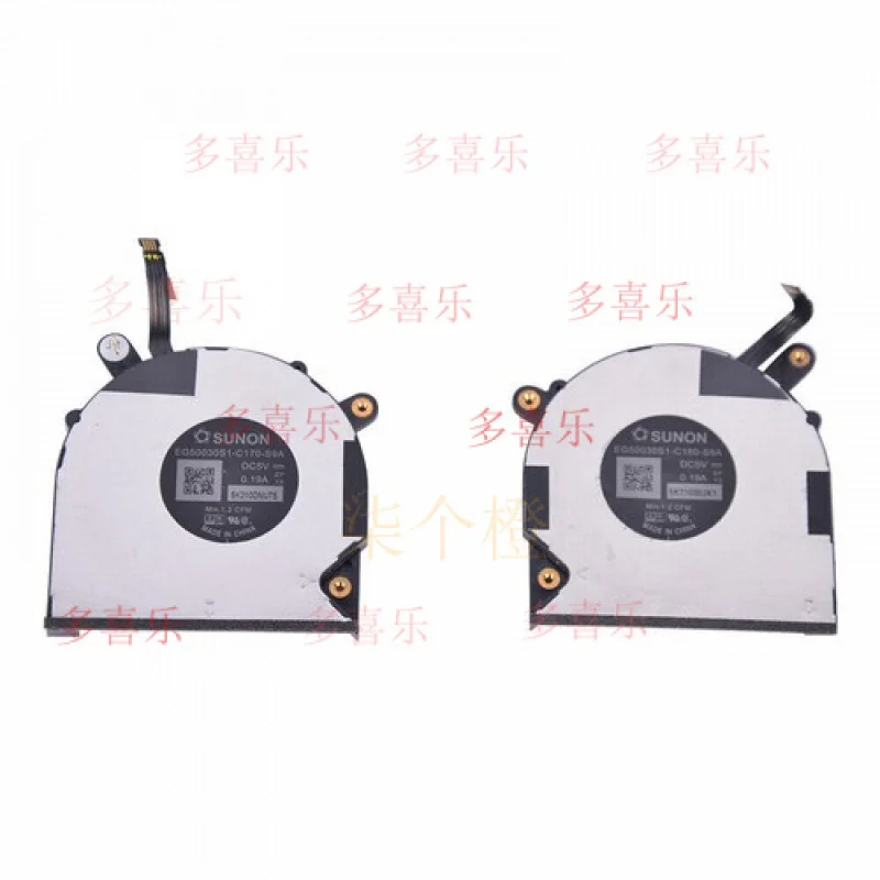 

Вентилятор охлаждения процессора и графического процессора WW для DELL XPS 13 7390 2-в-1 0VDFK8 EG50030S1-C170-S9A