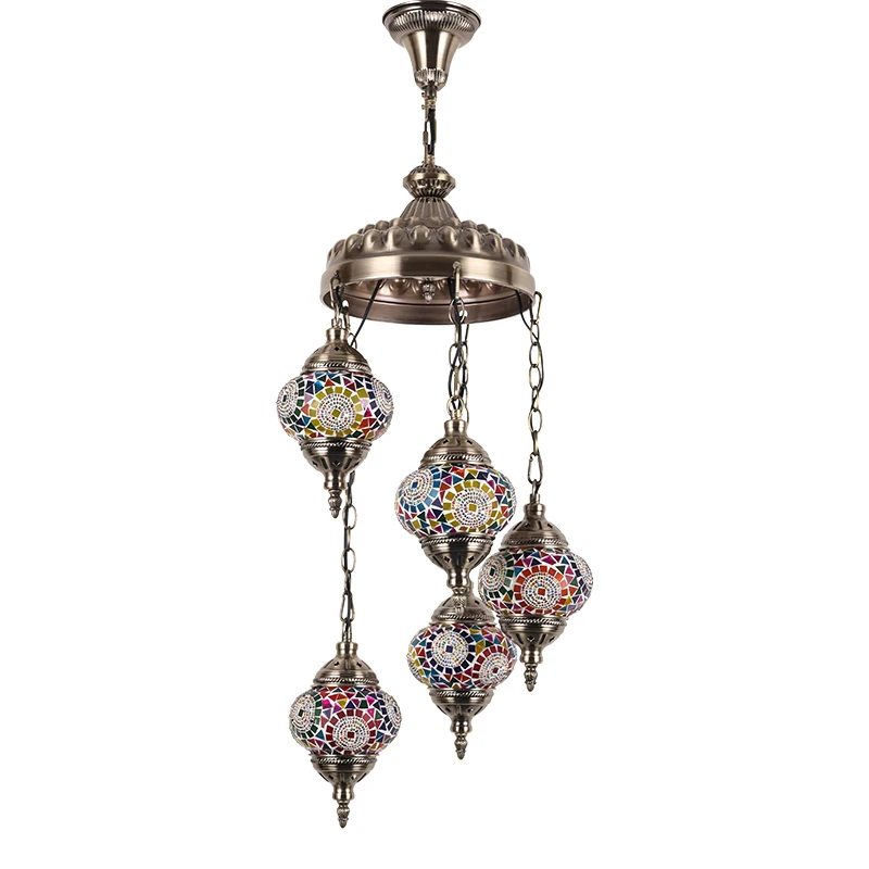 NEW Design Handicraft Mosaic Art Turkish Chandelier Lamps