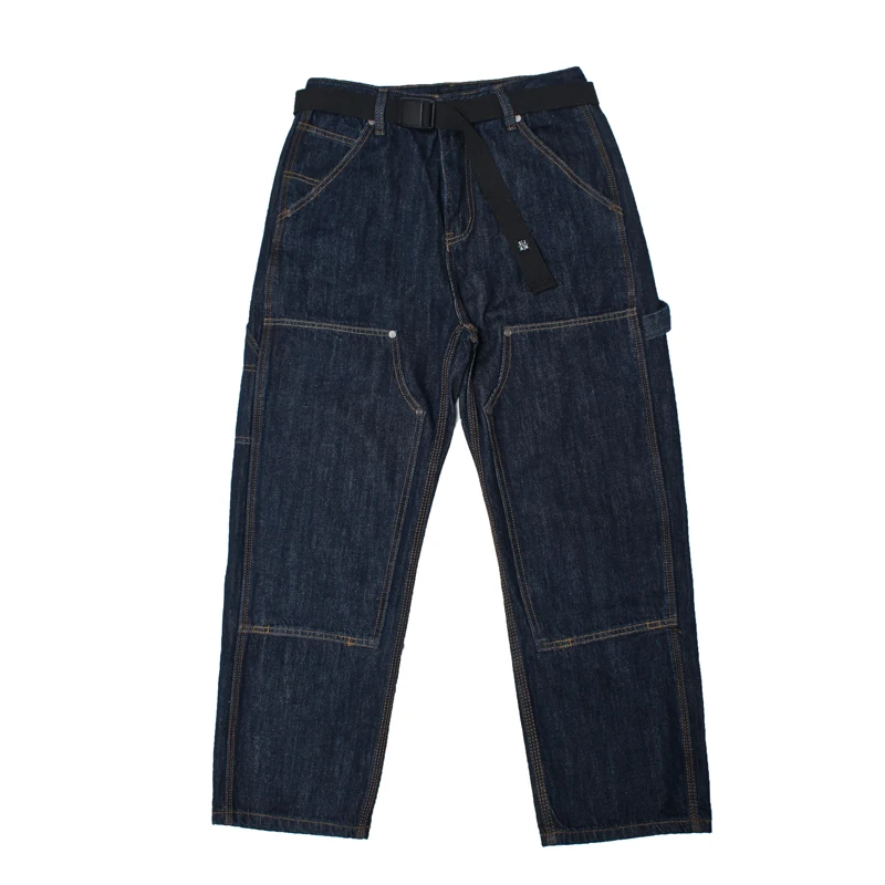 

Loose Straight Leg Japanese Sle Jeans Men's Women's Workwear Wide Leg Pants Dad Jeans mid Waist Zipper Closure Youth Faion