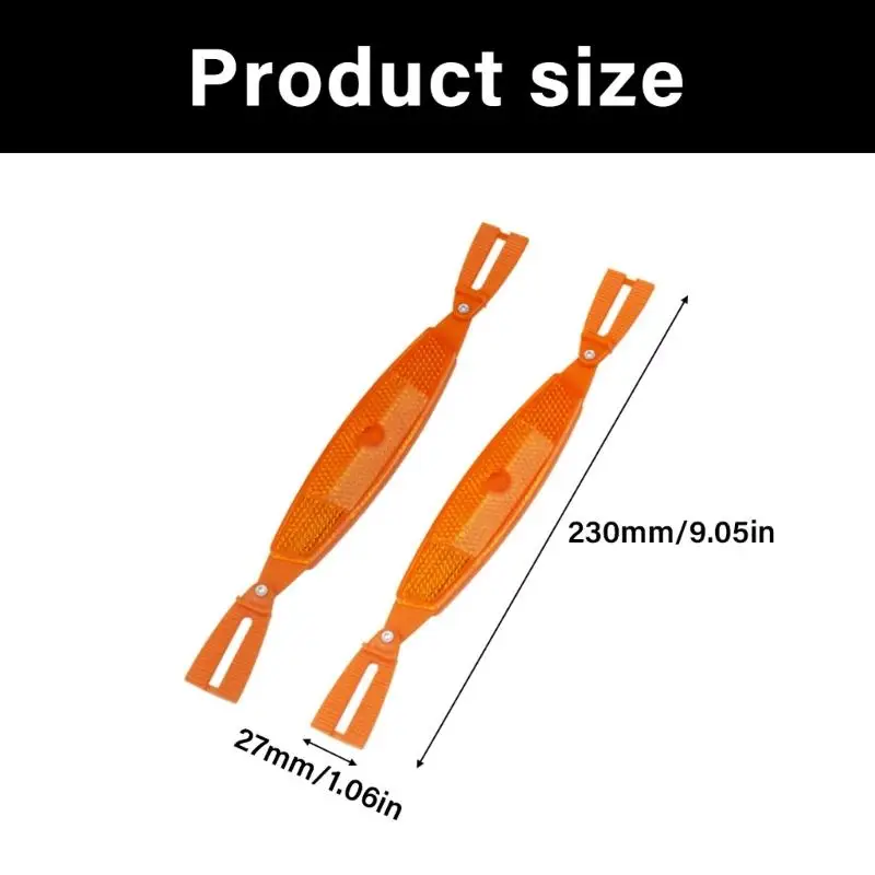 Y1UC mejora las bicicletas reflectantes seguridad, luz fácil colocar para ciclismo montaña