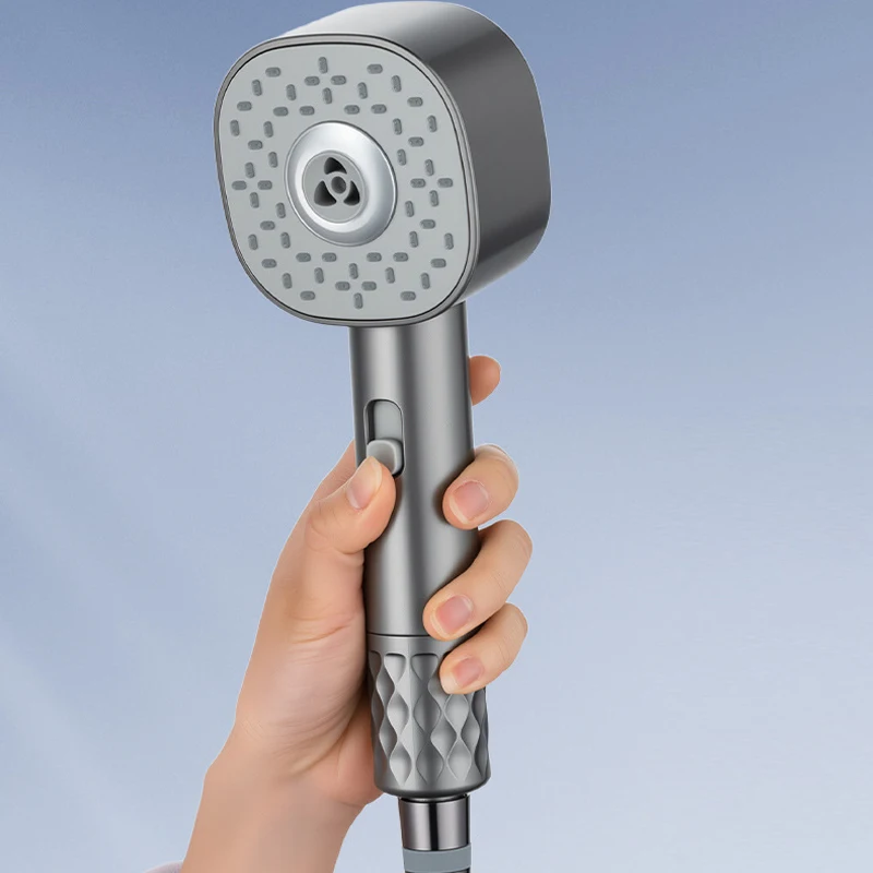 Bathroom Pressurized Hand Shower Package Accessories Shower Nozzle Large Water Output 3 Models Universal Adaptation Save Water