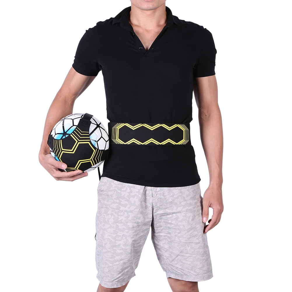 Football Kick Trainer Adjustable Trainer Elastic Belt Nylon Cloth Soccer Trainer Solo Belt Elastic Auxiliary Fitness Equipment