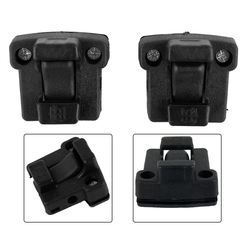 Locks Hardware Glass Lock Buckles 2pcs Lock Glass Black Plastic Car Window Lock For Hiace 92-2004 Car Accessories