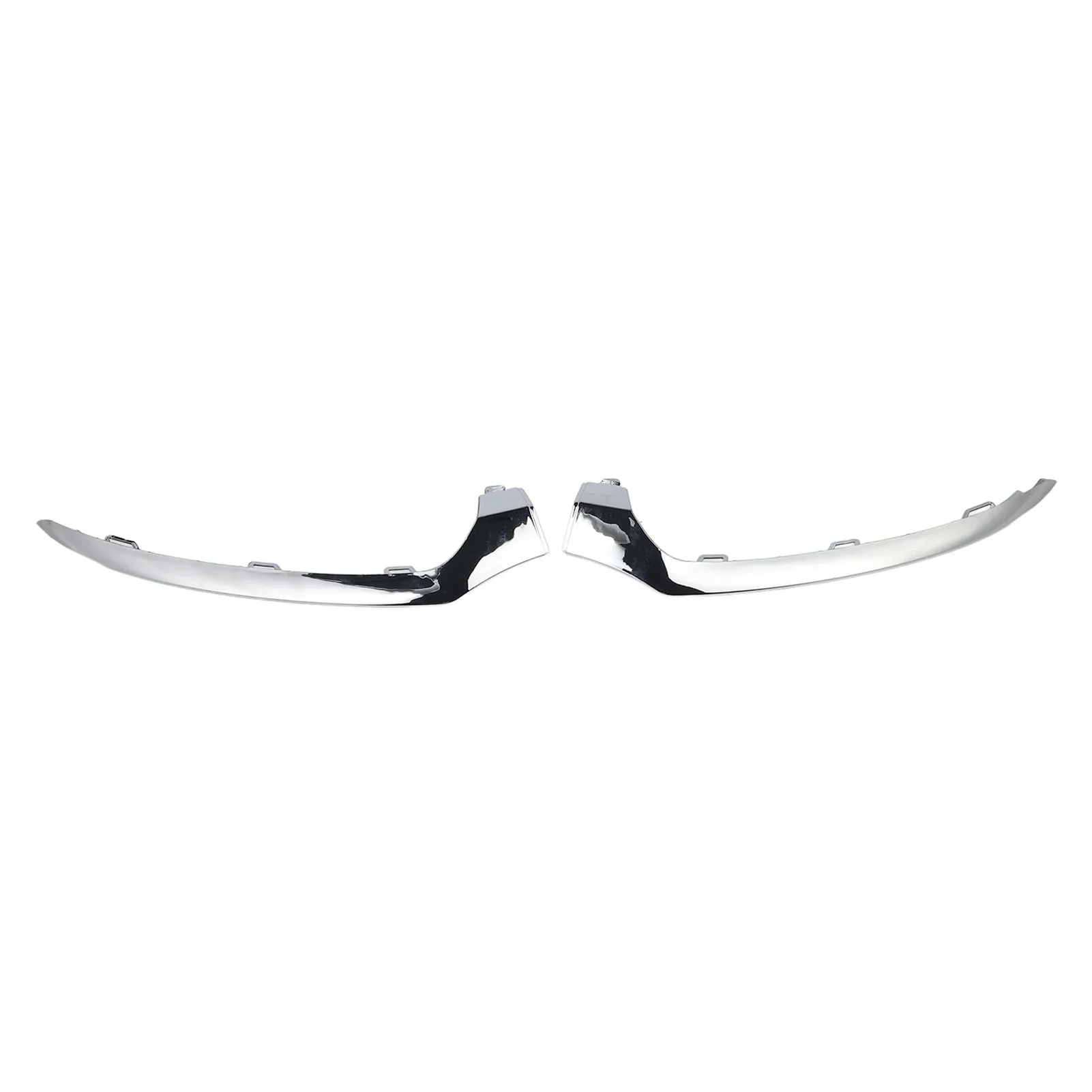 

2058851374 Chrome Front Bumper Lower Trim for C-Class W205 C205 A205 S205, Replacement Car Exterior Bumper Accessory