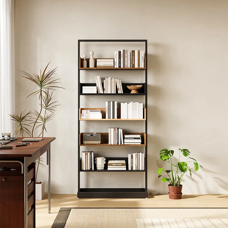 #Narrow bookshelf Installation-free bookcase Floor corner bookshelf Multifunctional children's and students' book storage shelf