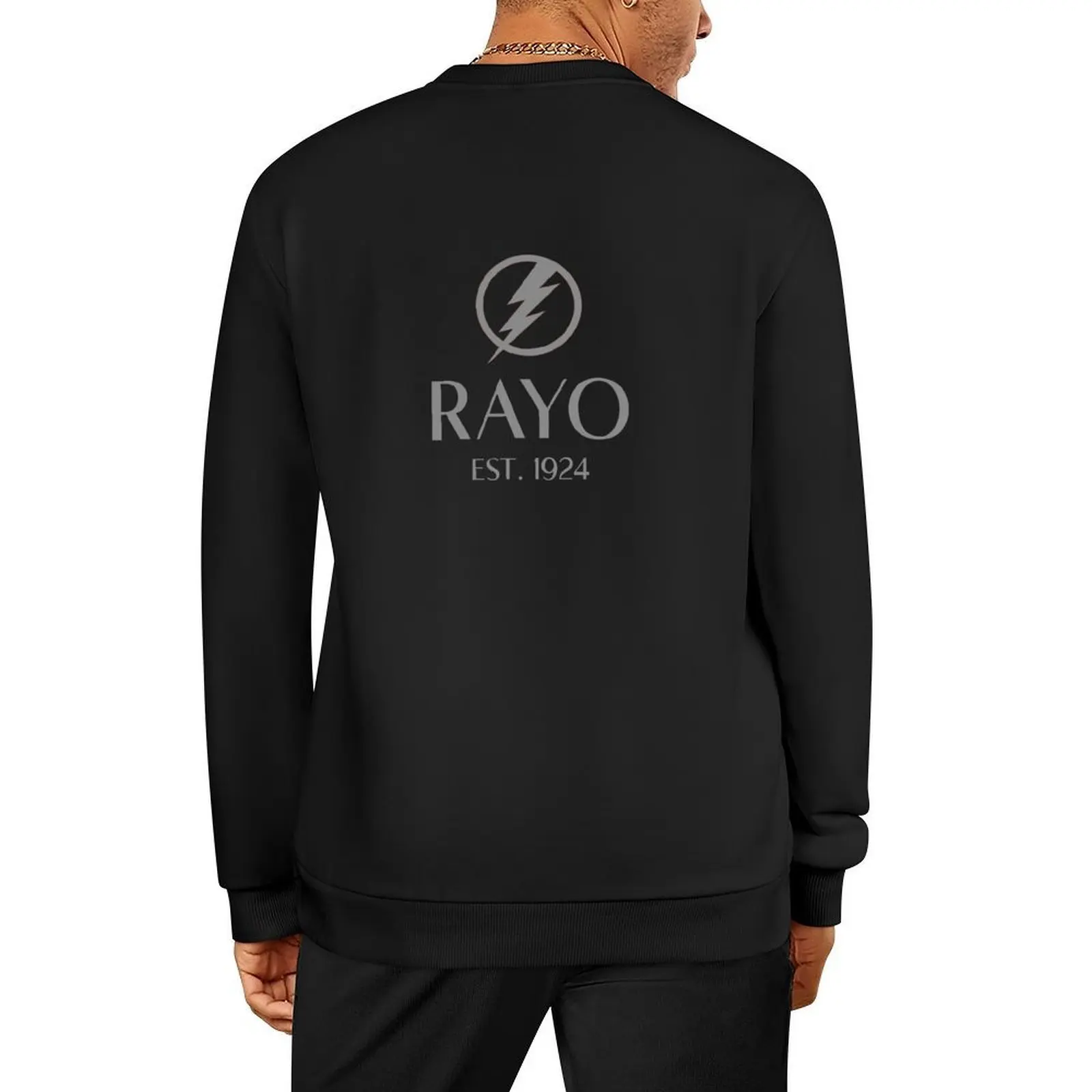 

Rayo Vallecano Grey 2 Pullover men clothing men's winter sweater graphic t shirts men men's clothing oversize sweatshirts
