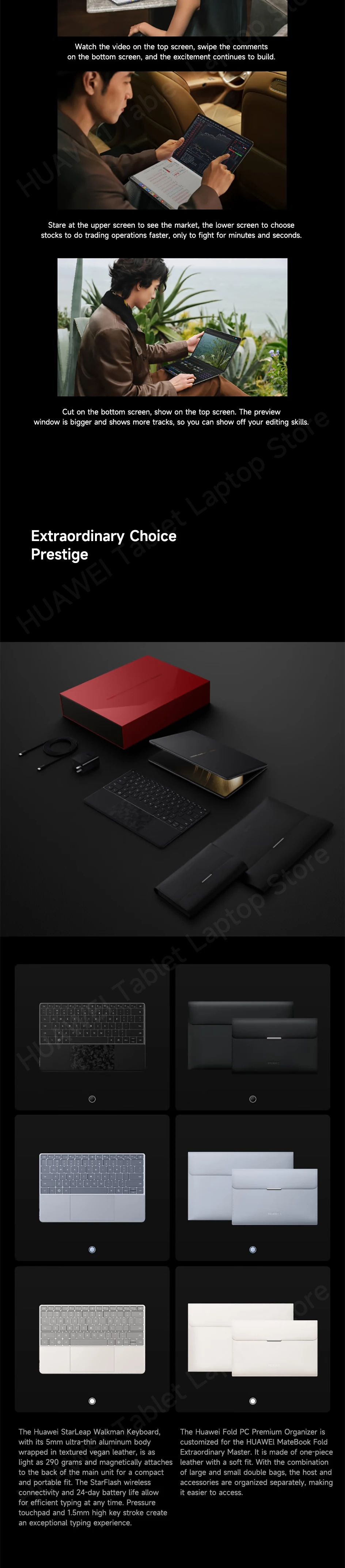 2025 Laptop/Tablet HUAWEI MateBook Fold ULTIMATE DESIGN HarmonyOS 5 CPU Kirin X90 18-inch PaperMatte Touchscreen OLED 1440Hz