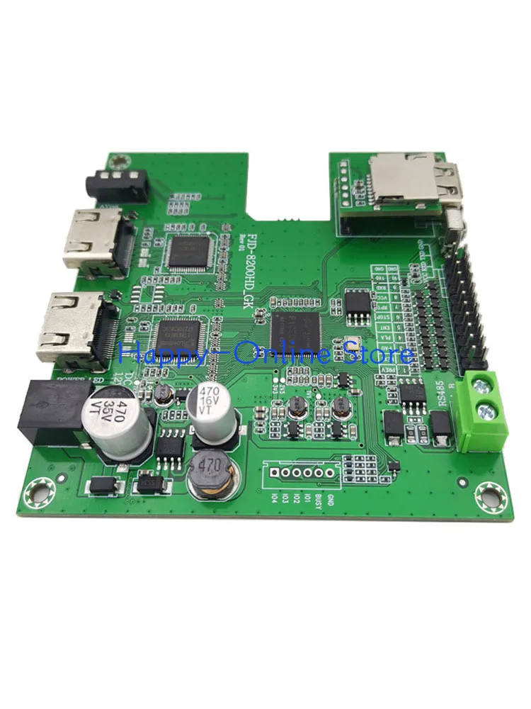 لوحة تشغيل الفيديو MP4 HD المزدوجة HDMI الناتج المنفذ التسلسلي وحدة فك ترميز اللوحة الأم #4