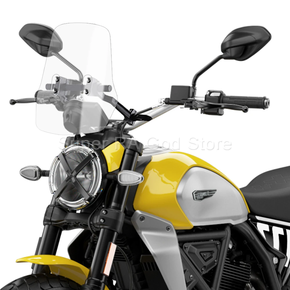 

For Scrambler 400 1100 797 800 2015-2022 2023 Motorcycle Adventure windscreen Windscreen portable navigation stand