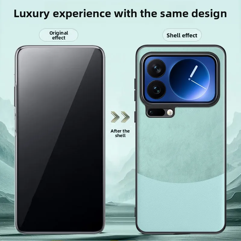 حافظة لهاتف Xiaomi MI 17 Pro Max رفيعة للغاية غير لامعة من الجلد بغطاء كامل مضاد للسقوط لهاتف Xiaomi 17 Pro مقاوم للصدمات Funda