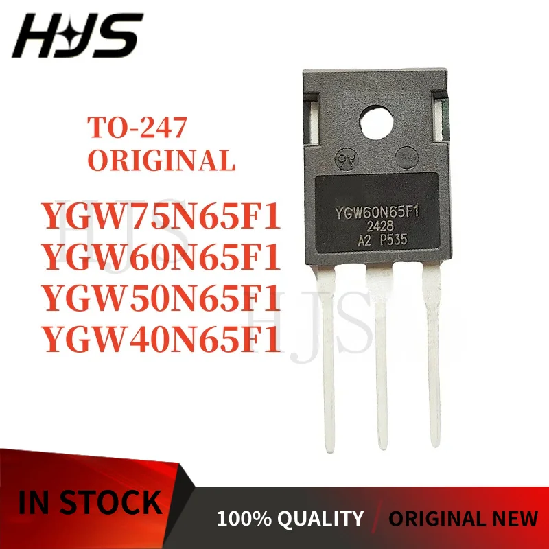 

5PCS Original YGW40N65F1 YGW50N65F1 YGW60N65F1 YGW75N65F1 40N65 50N65 60N65 75N65F1 TO-247 Brand New In Stock