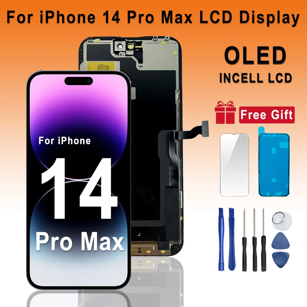 oled-液晶-iphone-14-プロマックス液晶-3d-タッチスクリーンデジタイザーアセンブリ交換部品-iphone-a2894、a2651、a2893、a2895-用